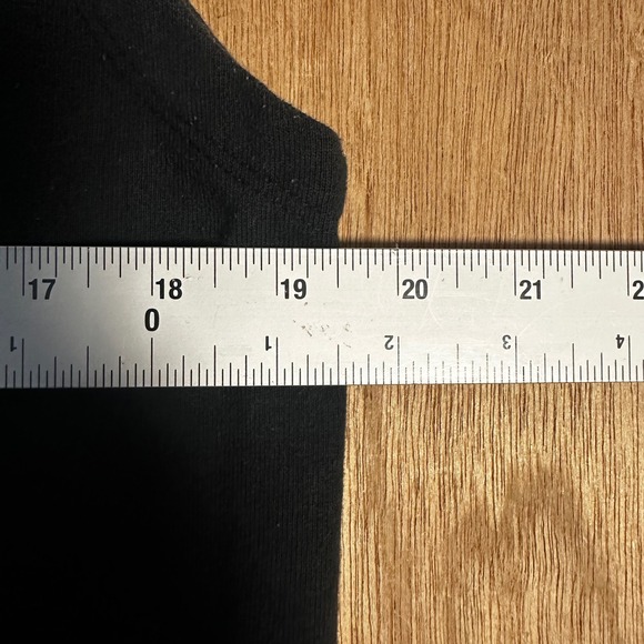 Alternative Apparel Black Sleeveless Zip Up Hoodie Vest Men's Size M - Picture 4 of 7